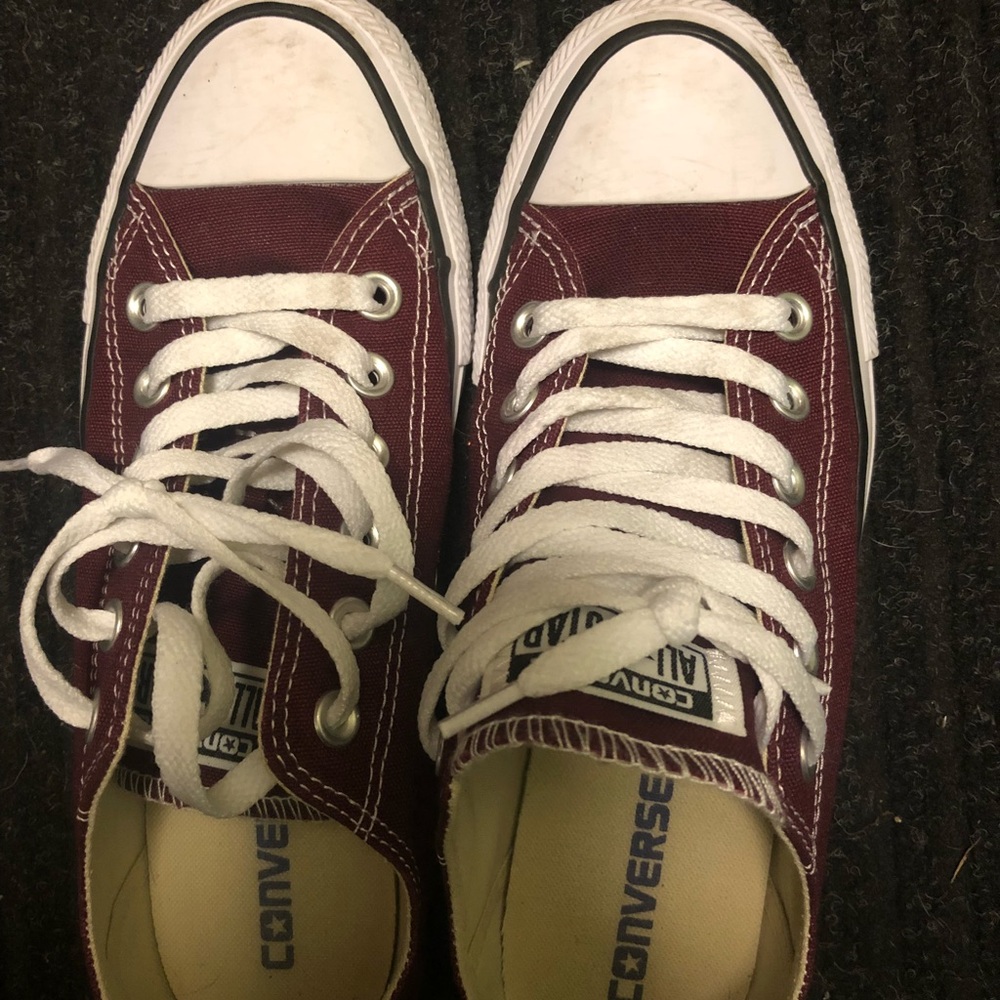 Converse, beautiful maroon color.